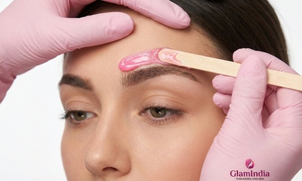 Three Brow Wax Sessions - Glam India Beauty Salon