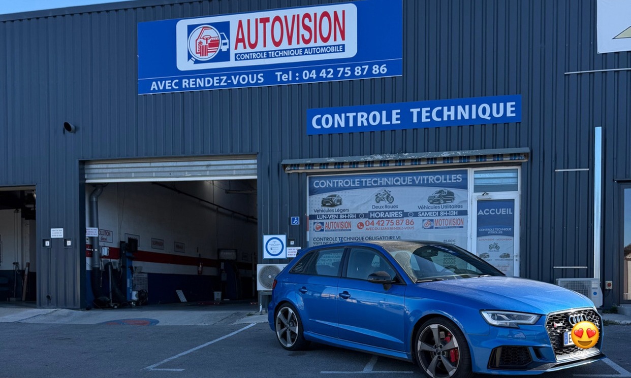 Contrôle technique automobile à Vitrolles avec contre-visite en option