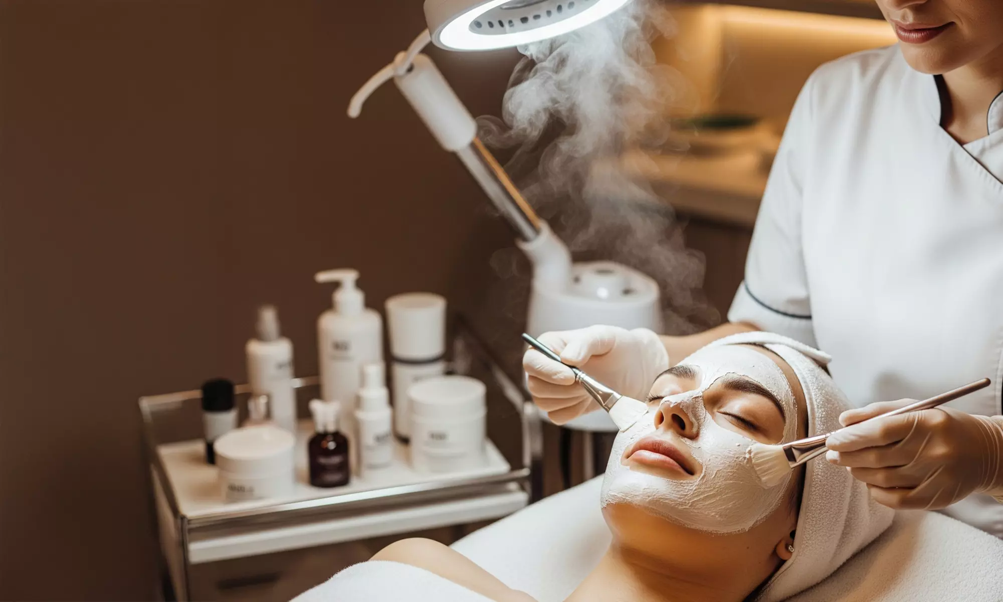 Triple Water Peel Facial with LED Therapy or Face & Head Massage