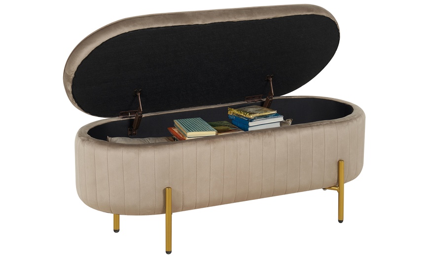 Image 33: Pouf contenitore a divanetto