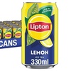 Image 1: 24 Pack Lipton Ice Tea Lemon 330ml Cans Plus Free Shipping