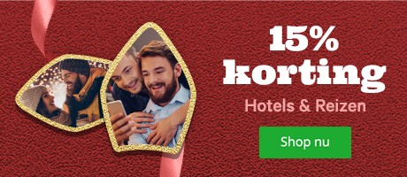 15% korting op Hotels & Reizen