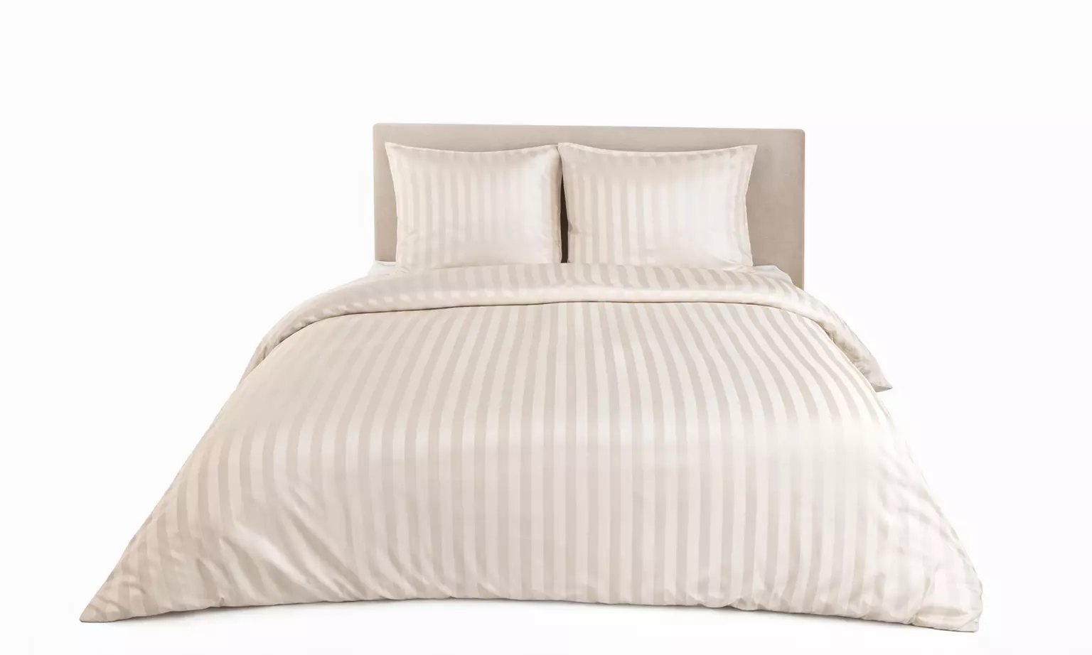 Parure de lit SATIN DOBBY uni