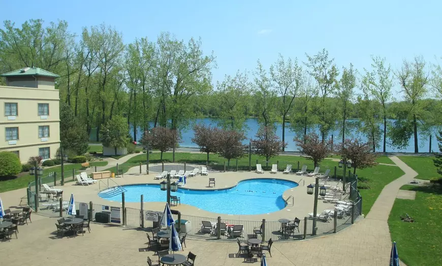 Outdoor heated pool