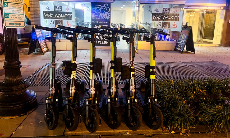 Image 5: Party of 4 Electric Scooter Rentals