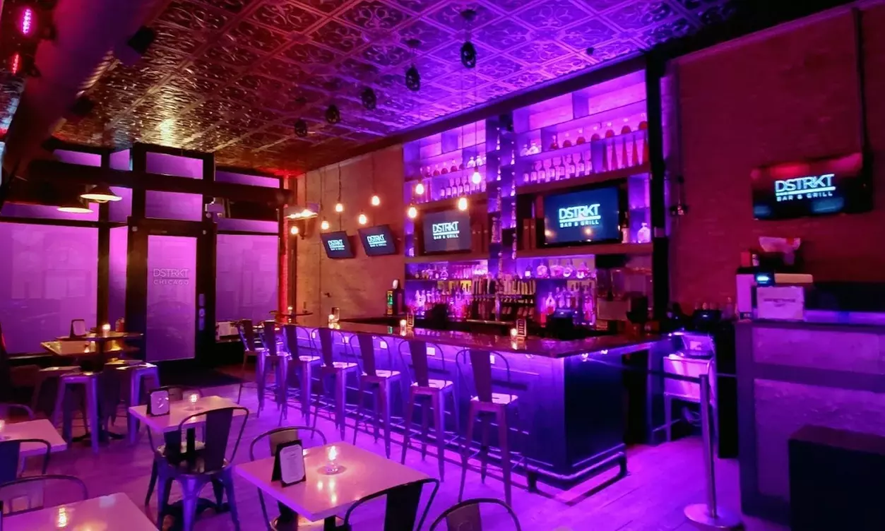 Sip, Savor & Socialize with $30 or $60 Worth of Food & Drinks at DSTRKT – Chicago’s Stylish Bar (Up To 35% Off) - Primary Image