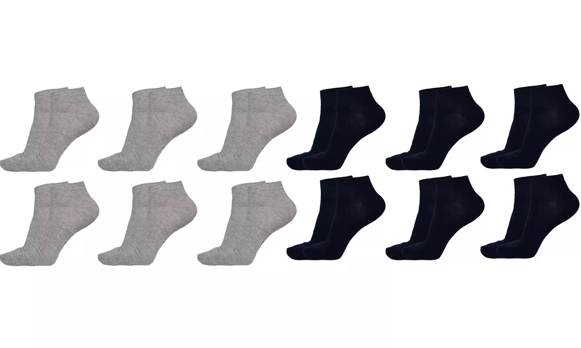 6, 12 o 24 calzini corti alla caviglia El Charro