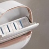 Image 4: Luxury Soap Holder with Drain Tray