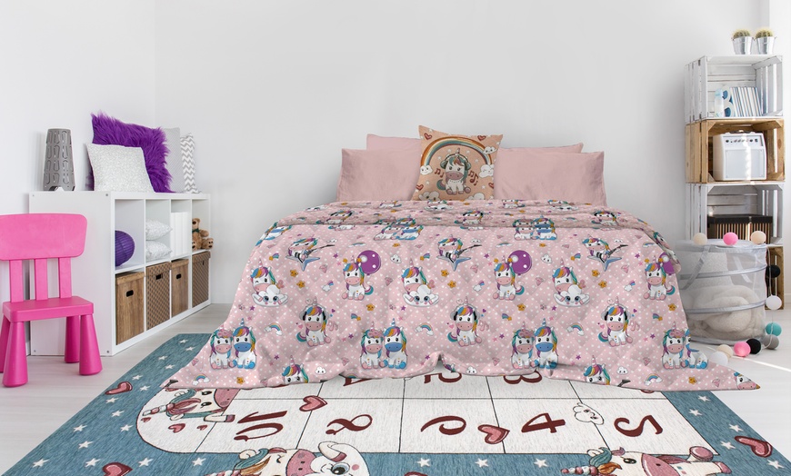 Image 4: Copriletto trapuntato linea Kids