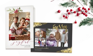 25 Personalised Christmas Cards with Envelopes from Printerpix