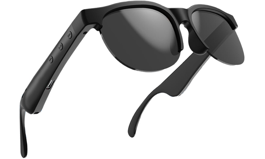 Image 4: Lunettes intelligentes avec écouteurs Bluetooth et microphone