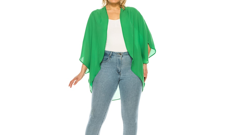 Image 6: MOA Collection Women's Loose Fit Cardigan Sweater
