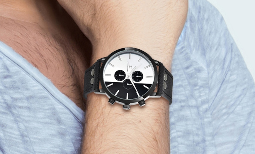 Image 12: Reloj de acero inoxidable con movimiento de cuarzo, de SC Crystal