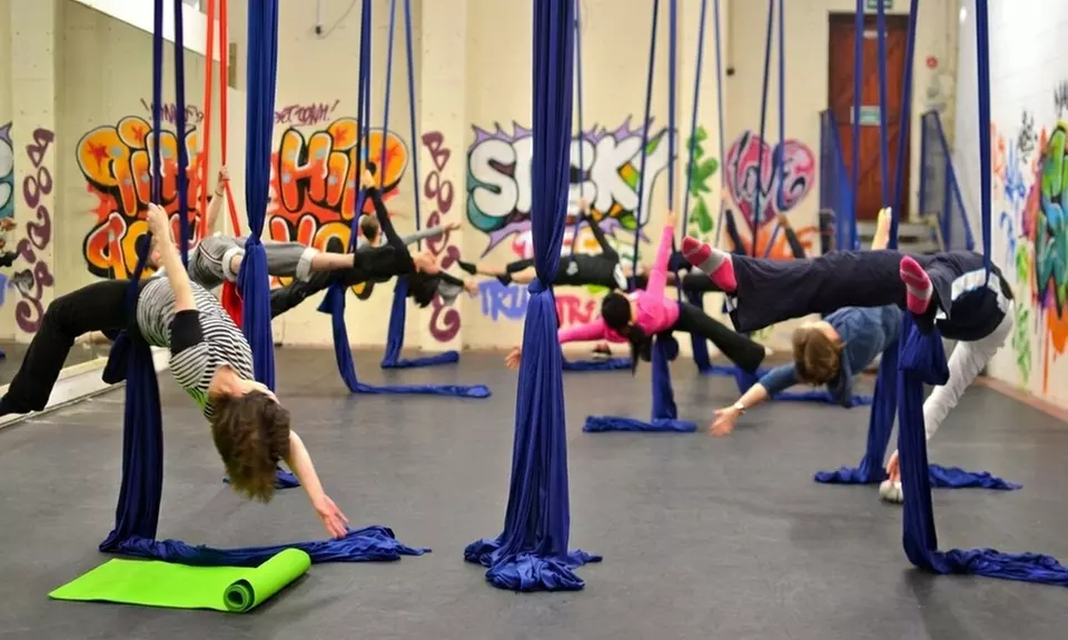Circus Skills for Kids or Sling Fitness Class for 1–2 Adults