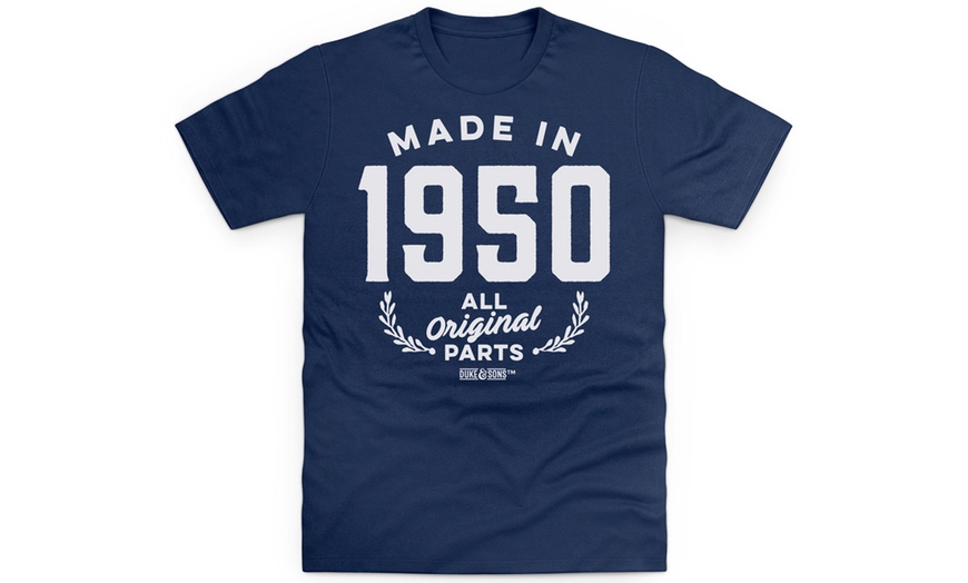 Image 4: Built in the 50s Cotton T-Shirt