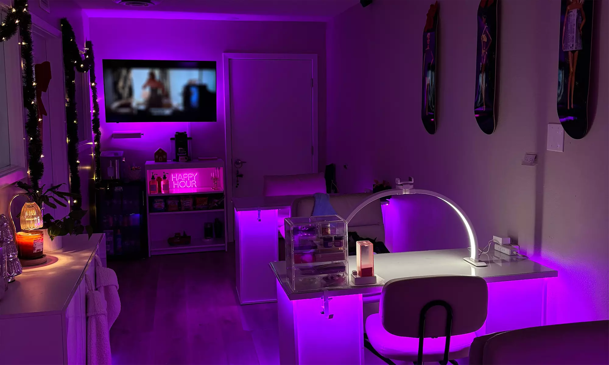 Structured Gel Manicure with Designs OR Acrylic Nails with Designs