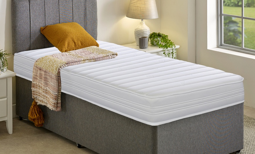 Image 7: Zela Hybrid Sprung Mattress with Memory Foam Comfort Layer