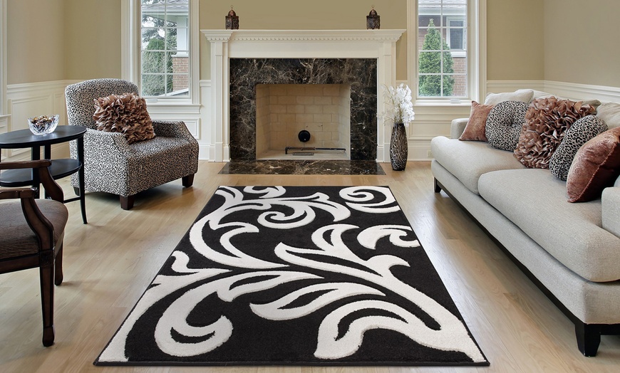 Image 6: Thick Carved Rugs - 8 Colours