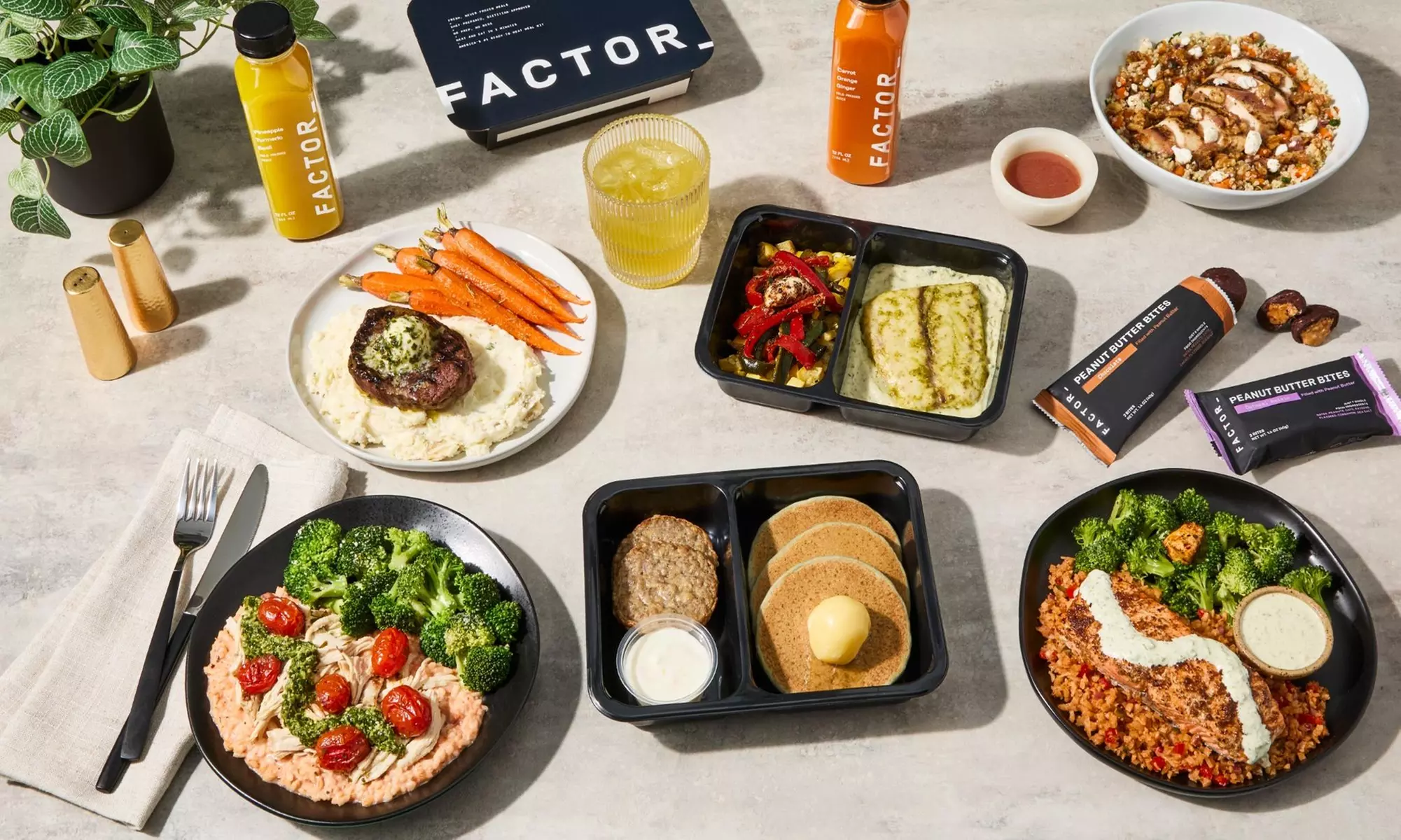 Factor Healthy Meal Delivery One Of Two Weeks Of Meals From 76 50 