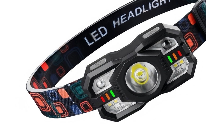 Image 4: LED Motion Sensor Head Torch