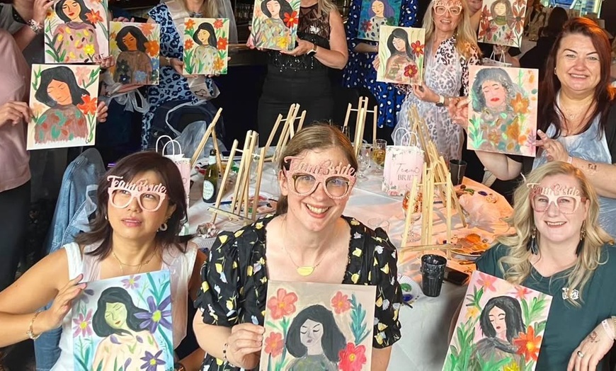 Image 7: Two-Hour Sip-and-Paint Sessions in a Lively Bar Setting