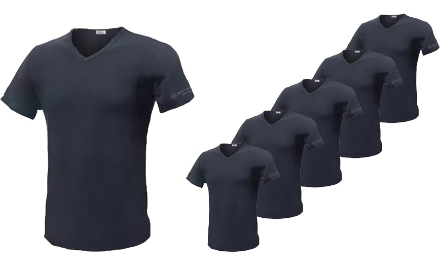 Image 9: 3x, 6x oder 12x Sergio Tacchini T-Shirt mit V-Ausschnitt für Herren