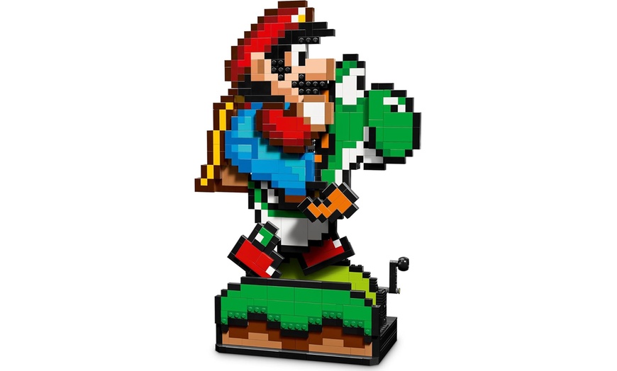 Image 5: LEGO Super Mario World: Mario & Yoshi Set (71438) - Collectible Model Kit for Adults