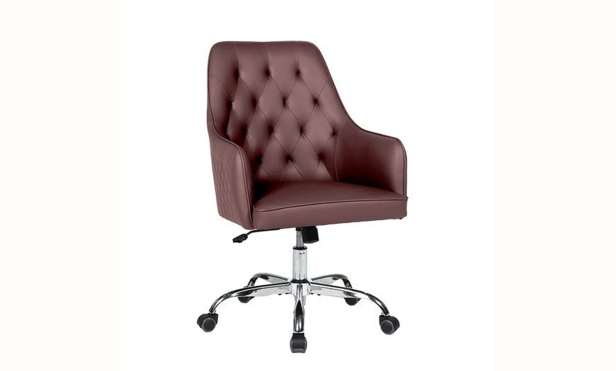 Image 1: Swivel Desk Chair