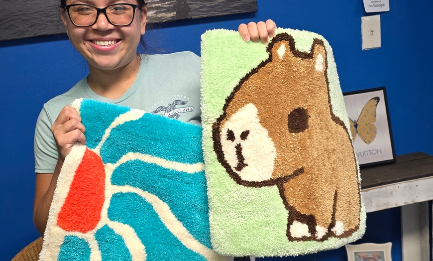 Image 6: Learn the Secret to Custom Rug Tufting in 3 Hours or Less! 