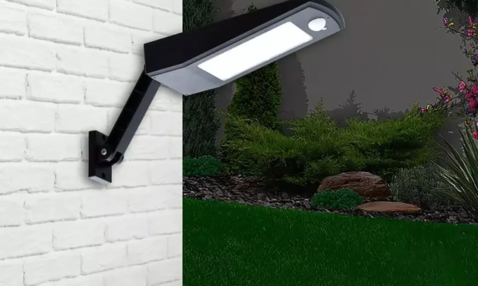 Lampione solare, faretto a LED e kit pannello solare con luce
