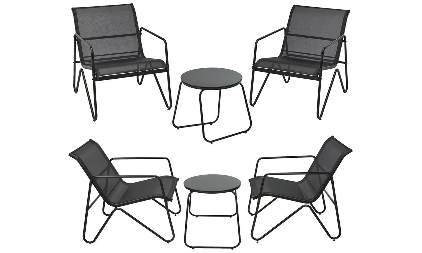 Three-Piece Outdoor Bistro Garden Furniture Set