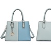Image 3: Women's Color-block Fashion Tote and Top Handle Handbags