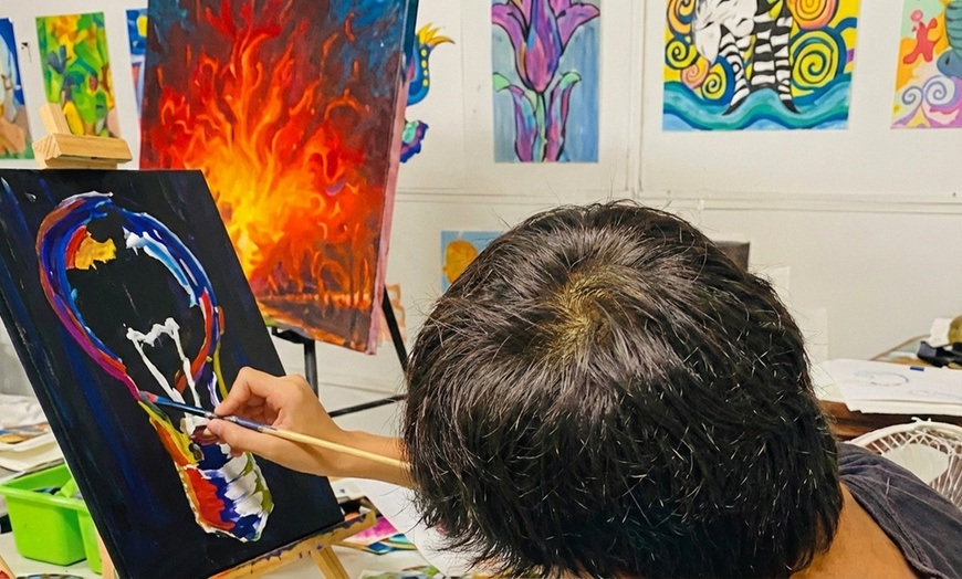 Image 2: Unleash Your Inner Artist: Mixed Media & Masterclasses
