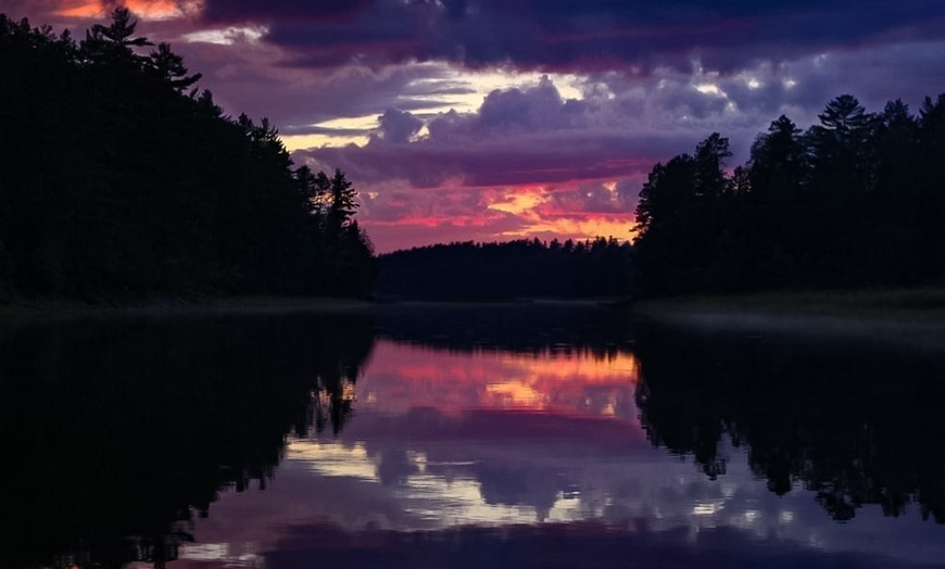 Image 1: 3 or 4-Night Cabin Stay and Daily Boat Rental for Two; Valid Any Day