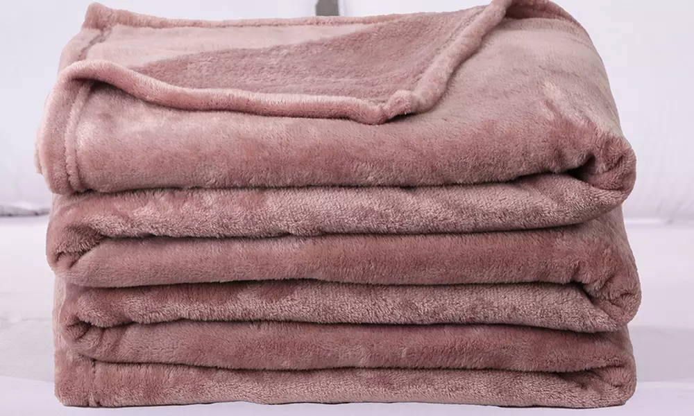 JML Soft Lightweight Plush Flannel Blanket for Bed/Sofa,King/Queen Size