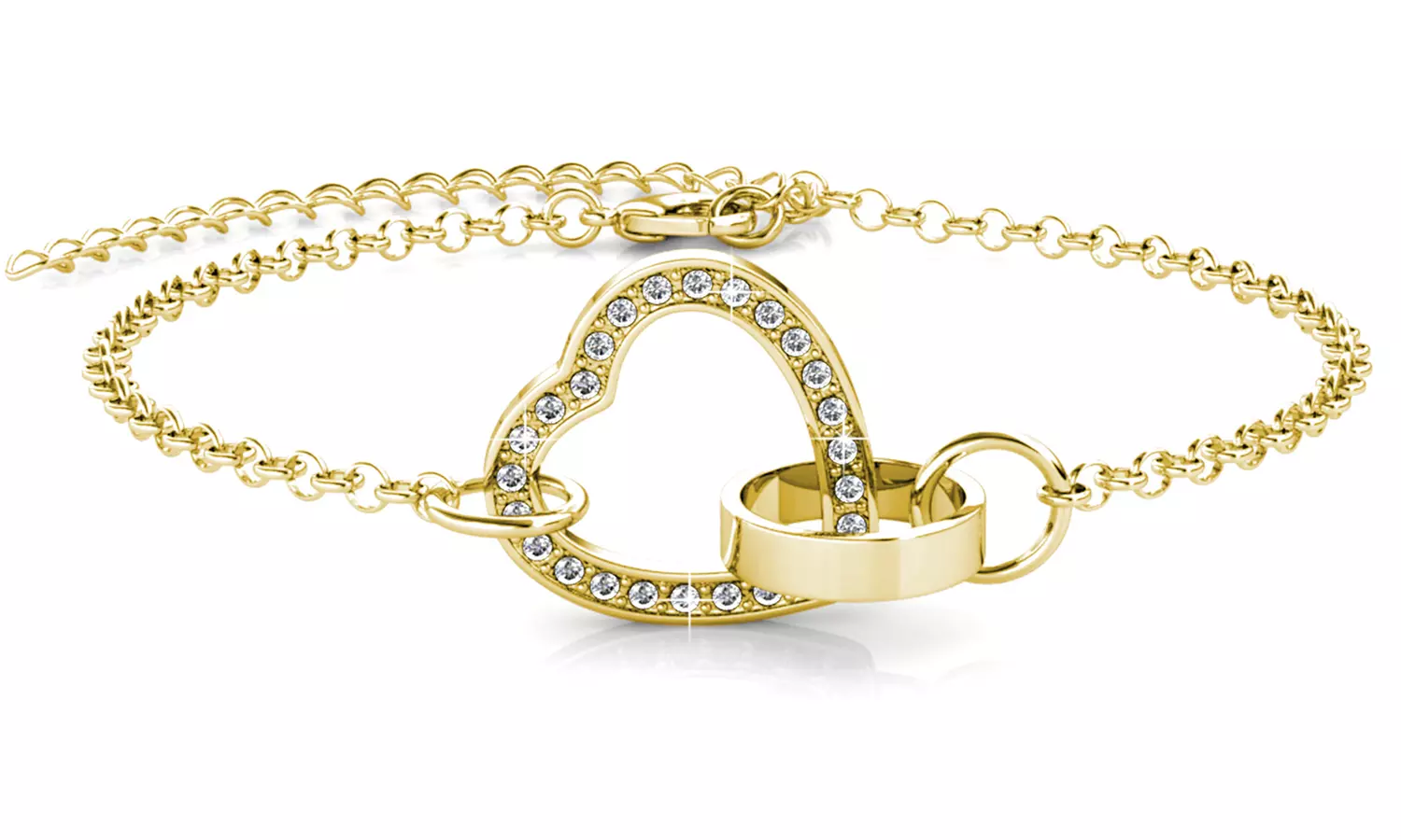 Locked Heart Bracelet Chain Bracelet