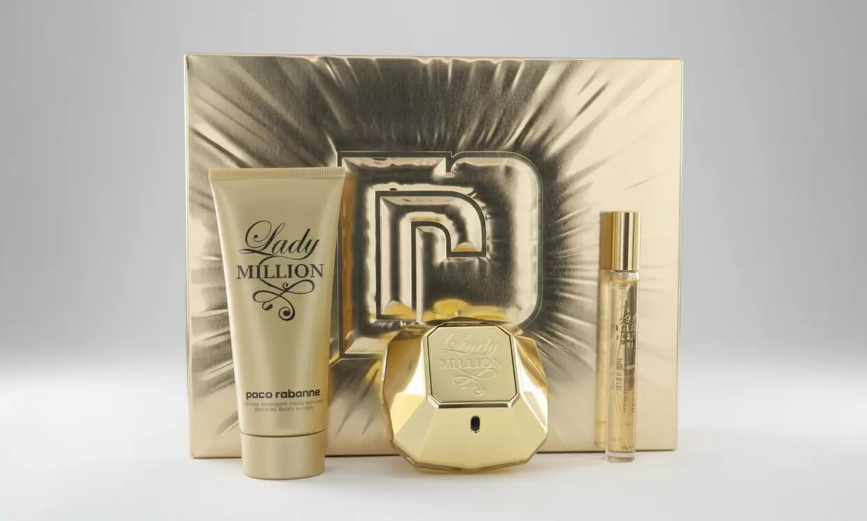 Paco Rabanne Lady Million Eau De Parfum Gift Set for Women (3 Piece) - Primary Image