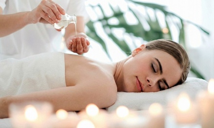 60 min Body Massage (includes Hot Stone Treatment, Essential Oil, and Herbal Heat Pack) - GL foot massage