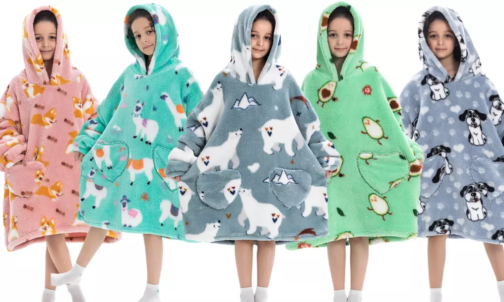 Kids' Oversized Blanket Hoodie - Primary Image