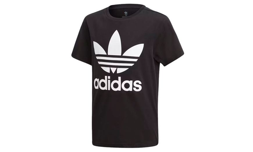 Image 35: Adidas Boys' Unisex Cotton Crew Neck Short Sleeve T-Shirt