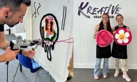 For One: Tufting Workshop "Intro to Rug Tufting 101" - Kreative Crafts Club