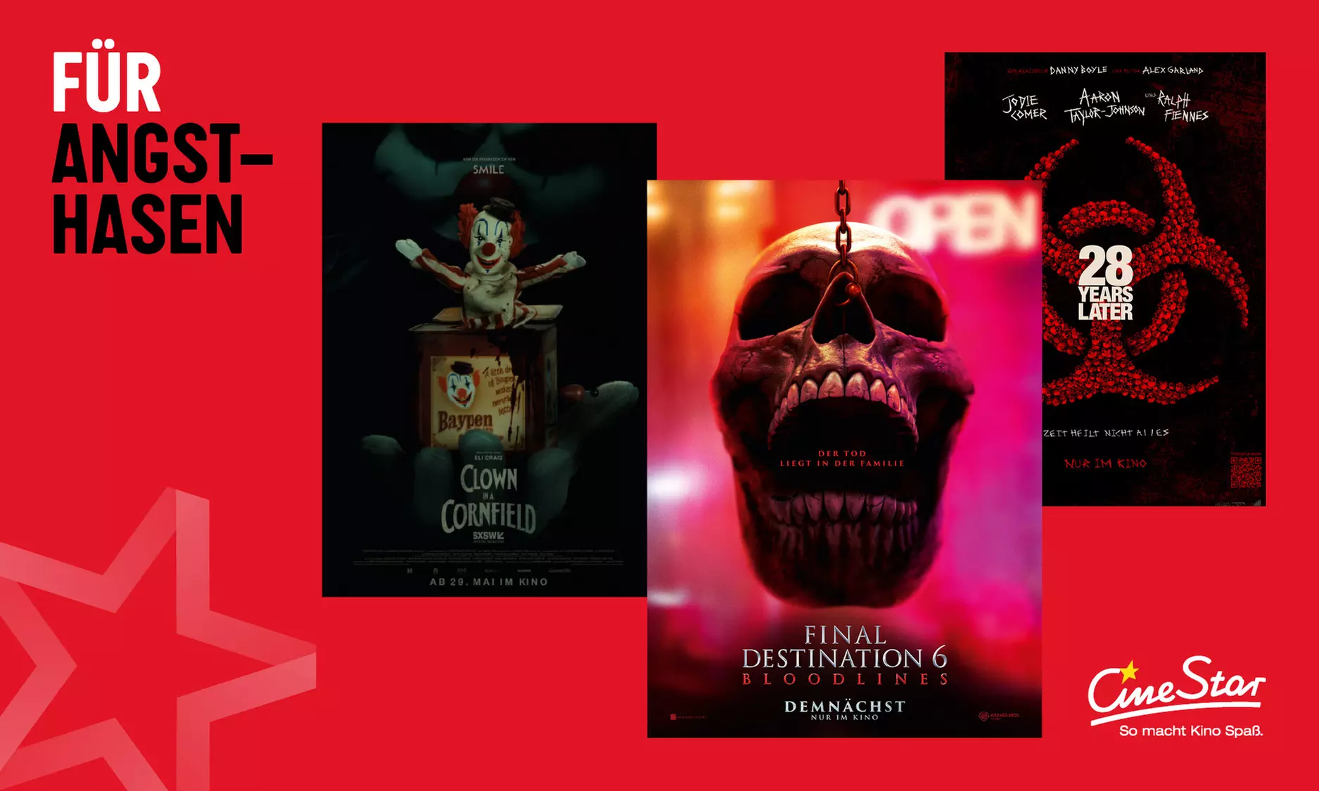 Bis zu 10 Kinogutscheine für 2D-Filme inkl. Sitzplatz & Filmzuschlag opt. + Snacks bei CineStar (bis 55% sparen) - Second Medium