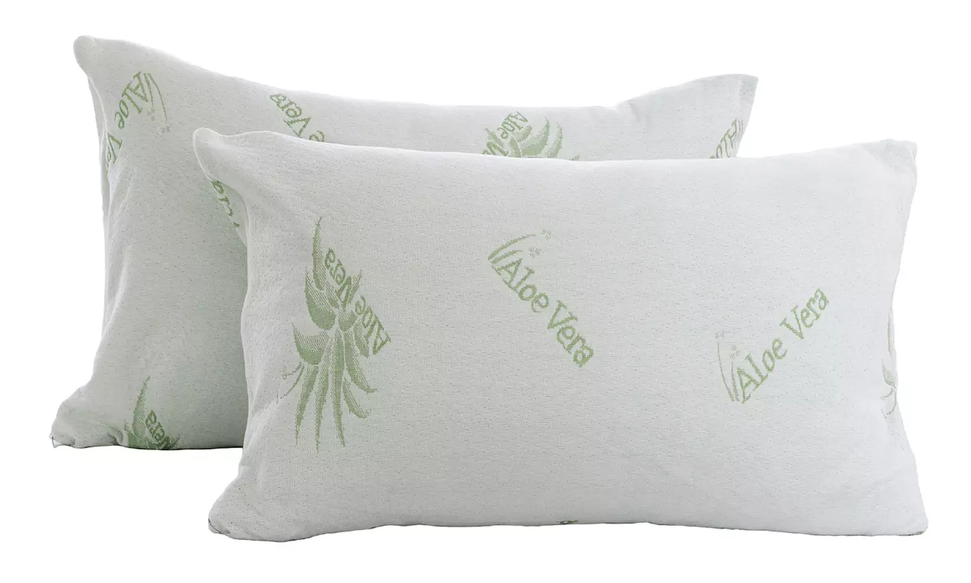 Aloe Vera Matratzenbezug oder 2x Kissenbezug