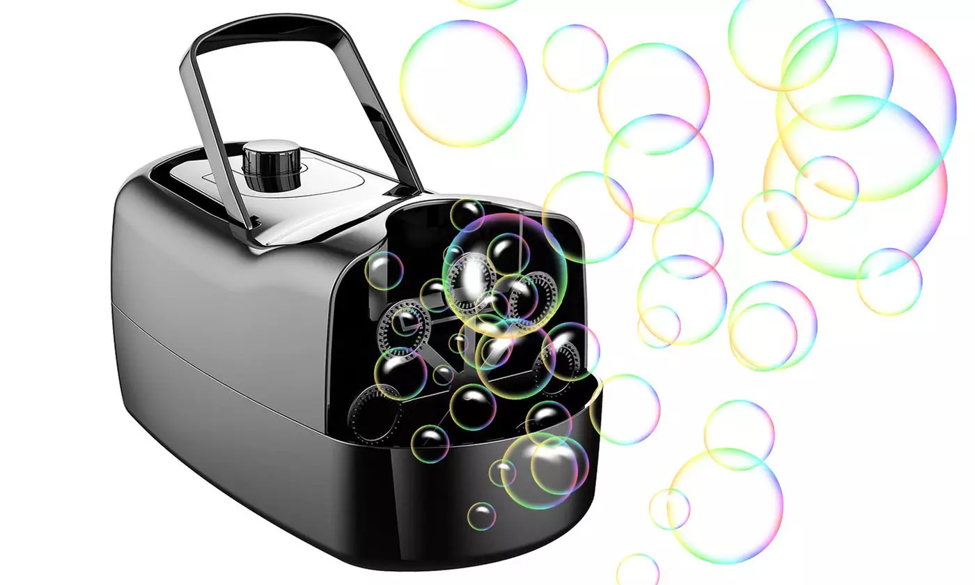 iMounTEK Automatic Bubble Maker with Two Speeds - 3000-4000 Bubbles Per Minute