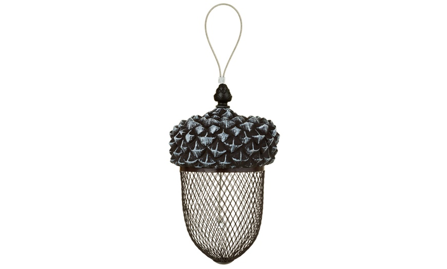 Image 1: One or Two Acorn-Shaped Bird Feeders