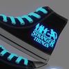 Image 7: Stranger Things Inspired Glow-in-the-Dark High-Top Trainers