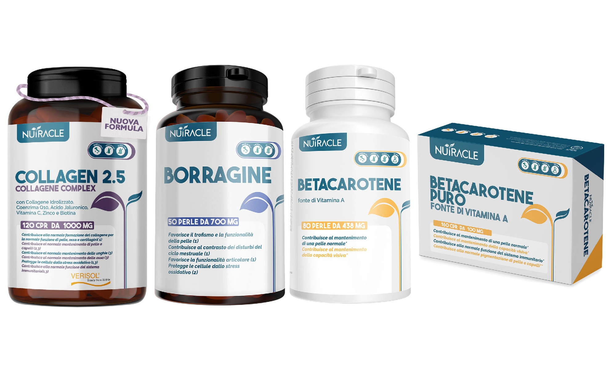 Fino a 320 compresse di integratori per la pelle Nutracle