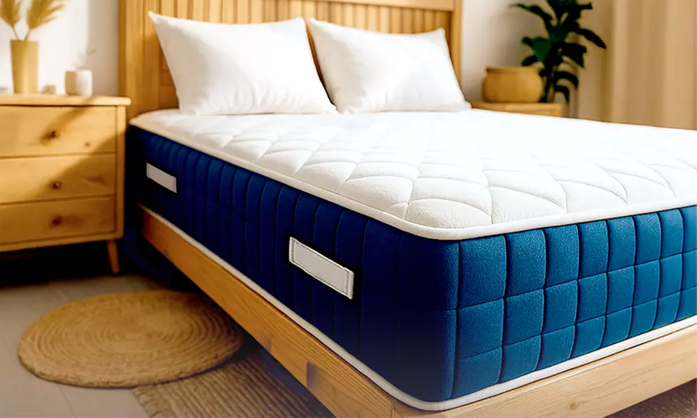 Colchón ortopédico 30 cm con muelles ensacados de The White Stone