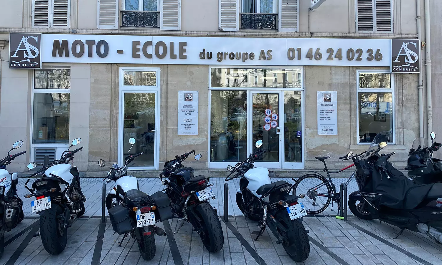 Formation moto et permis au choix avec AS Conduite Neuilly