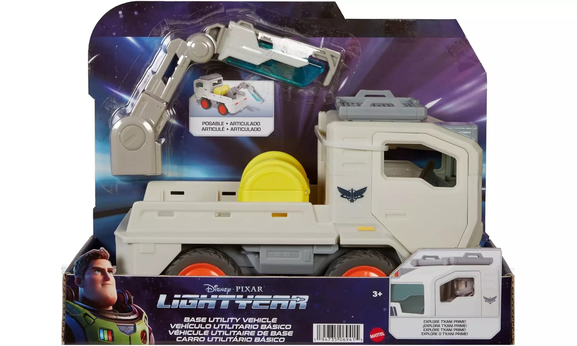 Disney Buzz Lightyear Space Base Utility Truck 5-Inch
